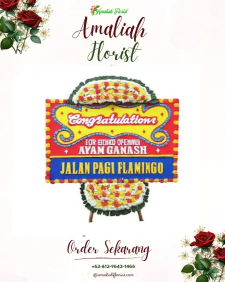Sewa Papan Bunga Gedung Pernikahan Jakarta Barat
